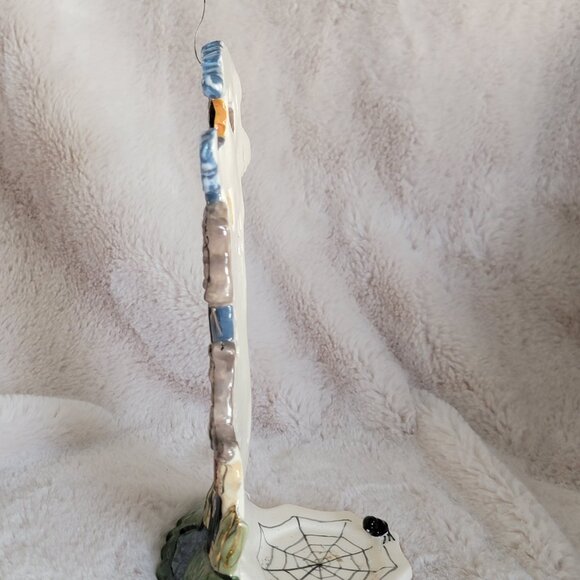 2003 Blue Sky Clayworks Halloween Just Batty House Heather Goldminc Tea Candle - Picture 4 of 16